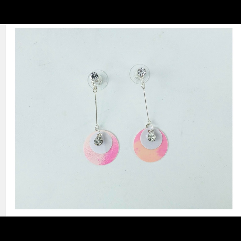 Earfleek Boho Babe Diamond Flat Circles Earrings